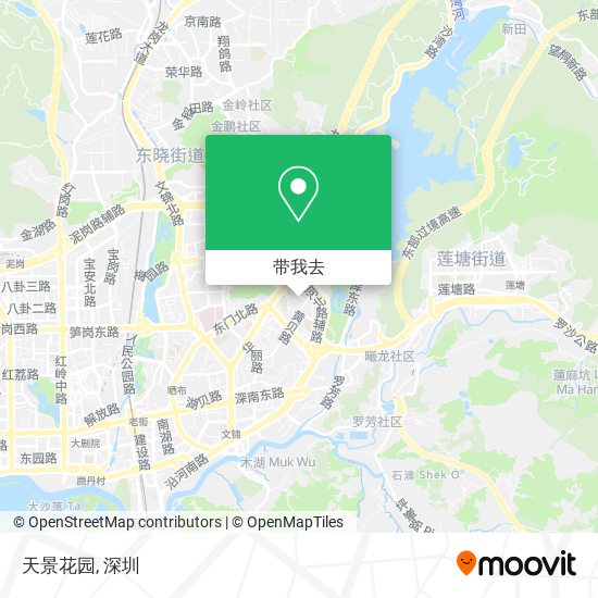 天景花园地图