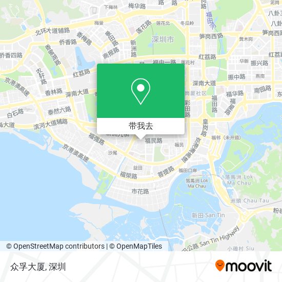 众孚大厦地图