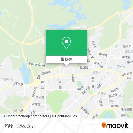 鸿峰工业区地图