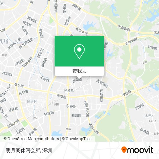 明月阁休闲会所地图