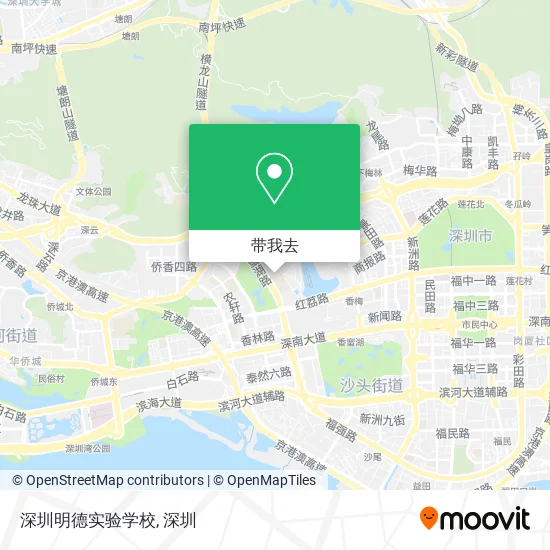 深圳明德实验学校地图