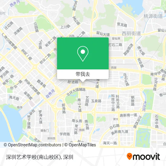 深圳艺术学校(南山校区)地图