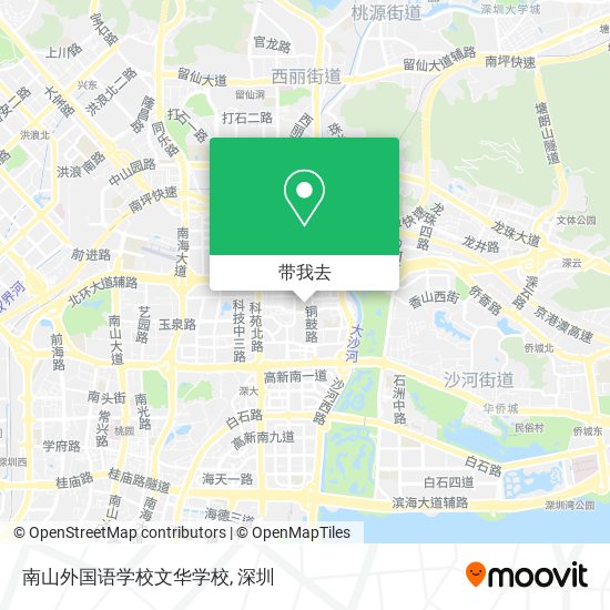 南山外国语学校文华学校地图