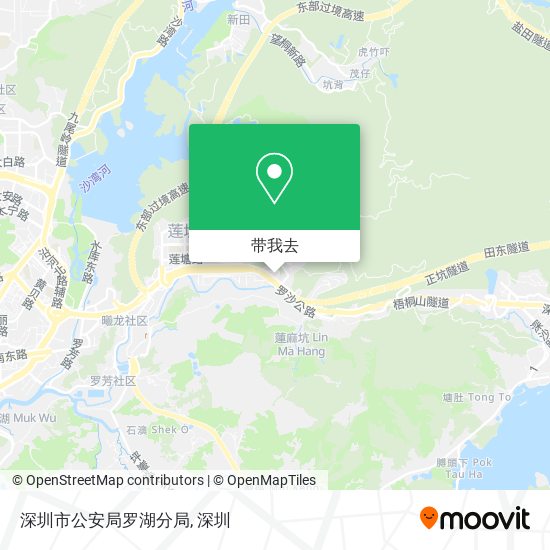 深圳市公安局罗湖分局地图