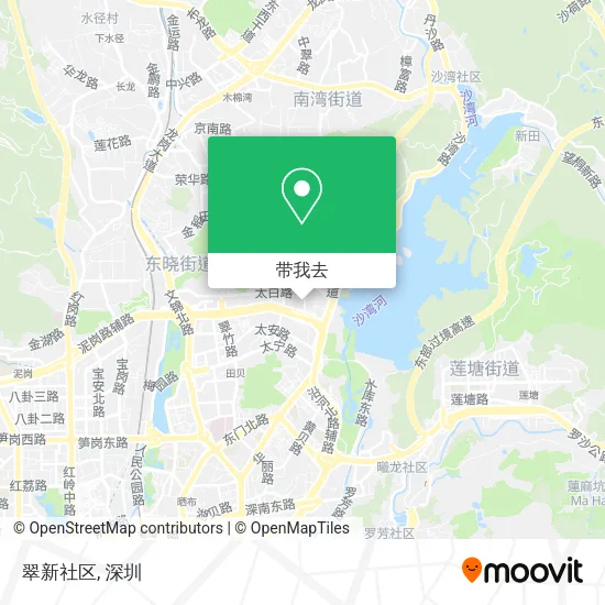 翠新社区地图