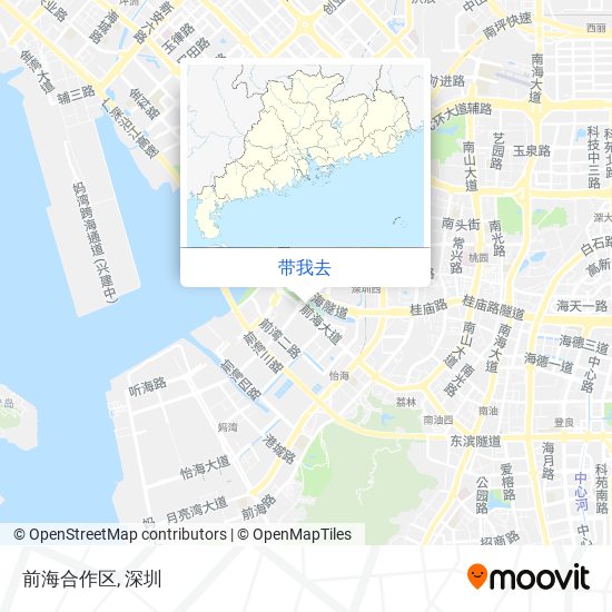 前海合作区地图