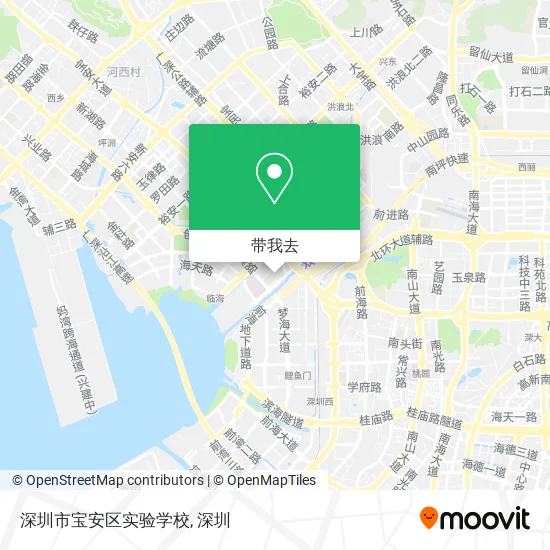 深圳市宝安区实验学校地图
