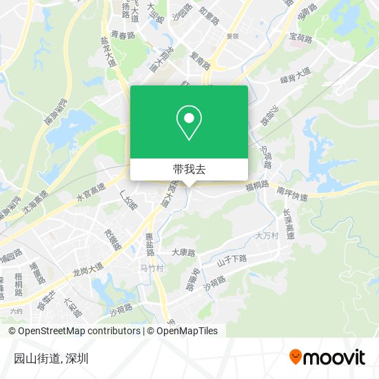 园山街道地图