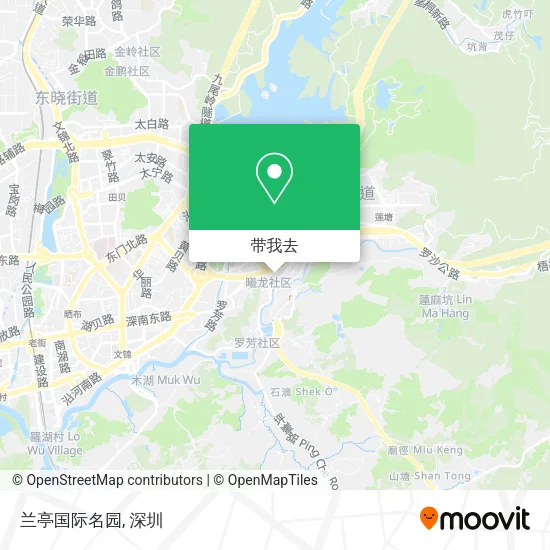 兰亭国际名园地图