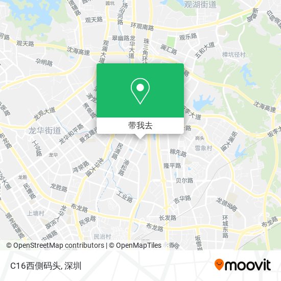 C16西側码头地图