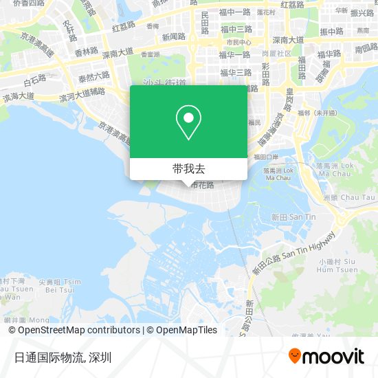 日通国际物流地图