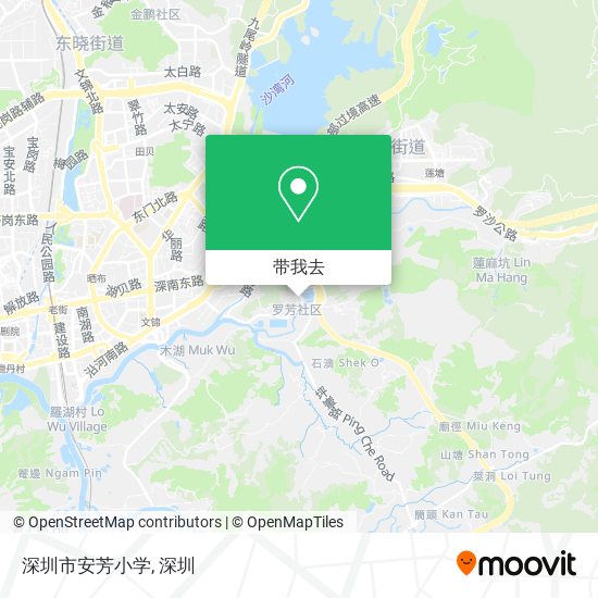 深圳市安芳小学地图