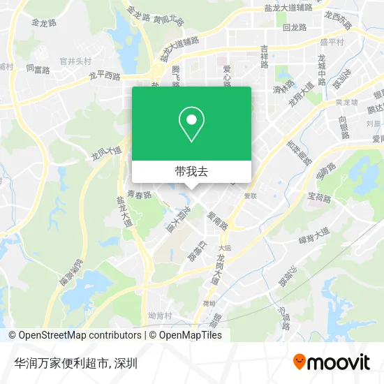 华润万家便利超市地图