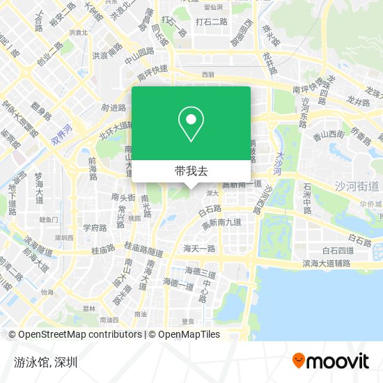 游泳馆地图