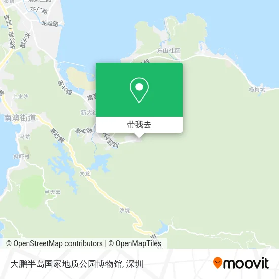 大鹏半岛国家地质公园博物馆地图