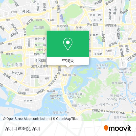 深圳口岸医院地图