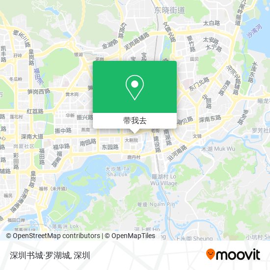 深圳书城·罗湖城地图