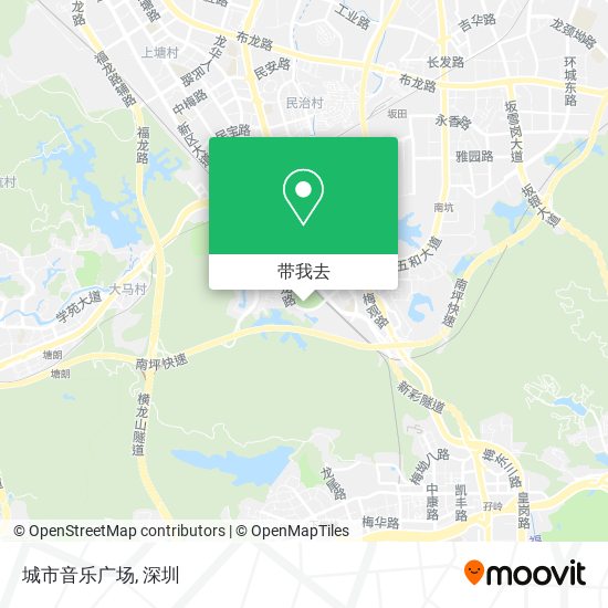 城市音乐广场地图