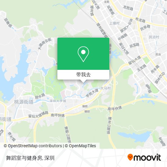 舞蹈室与健身房地图