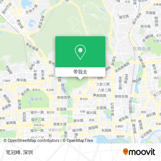 笔冠峰地图