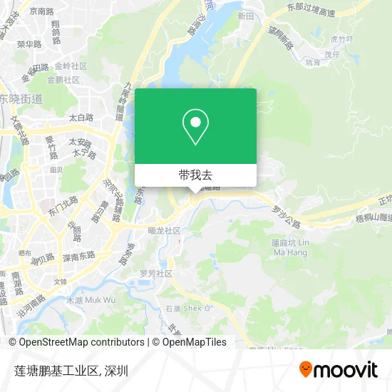 莲塘鹏基工业区地图