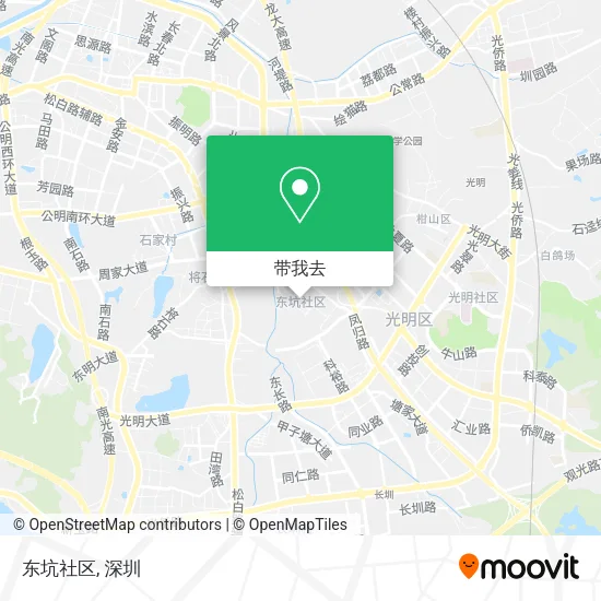 东坑社区地图