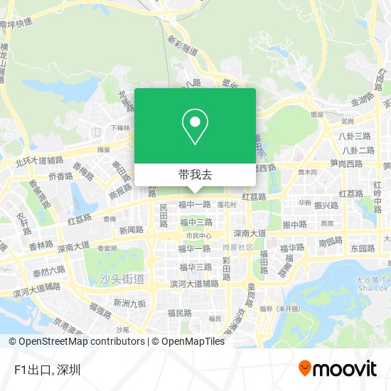 F1出口地图