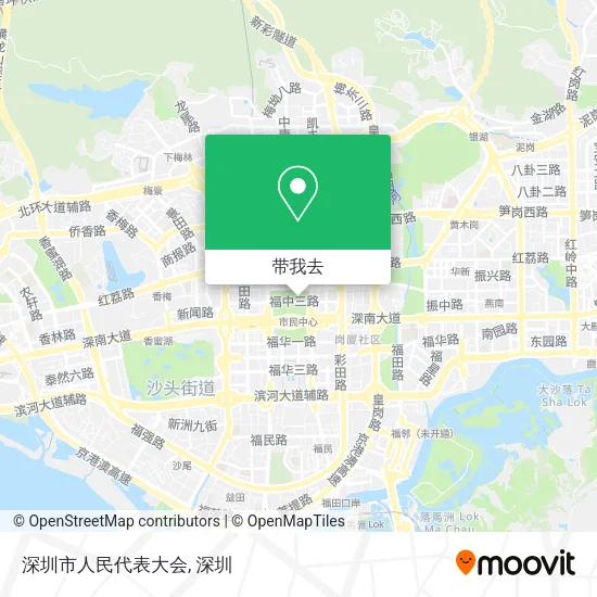 深圳市人民代表大会地图