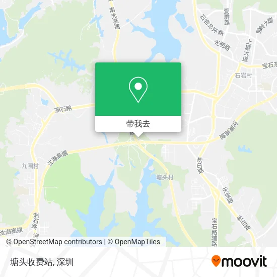 塘头收费站地图