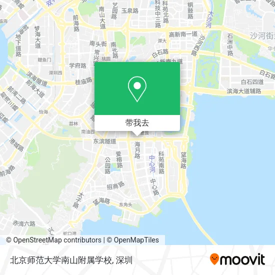 北京师范大学南山附属学校地图