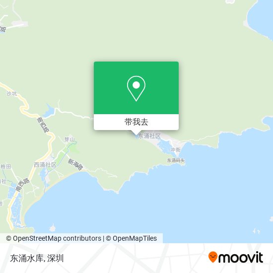 东涌水库地图
