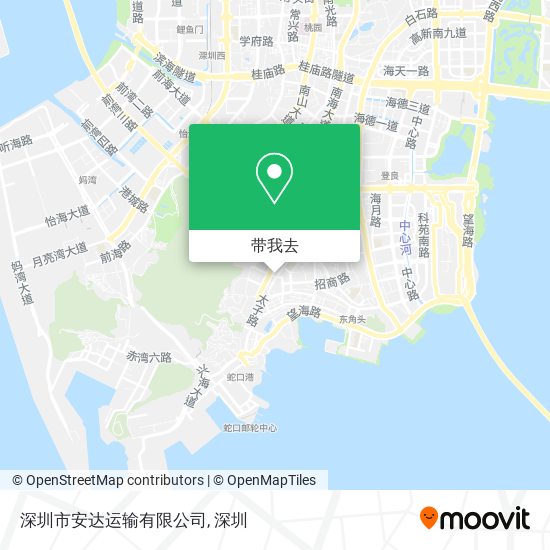 深圳市安达运输有限公司地图