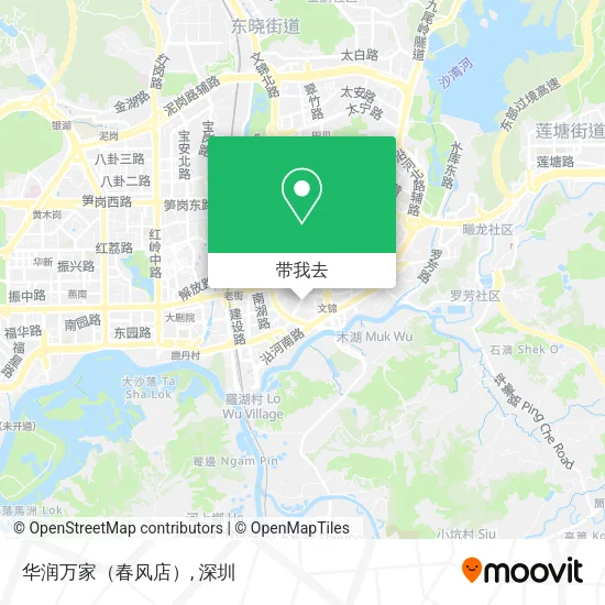 华润万家（春风店）地图