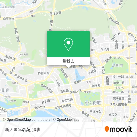 新天国际名苑地图
