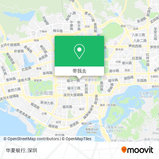 华夏银行地图