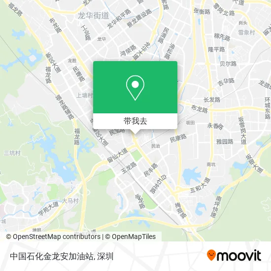 中国石化金龙安加油站地图