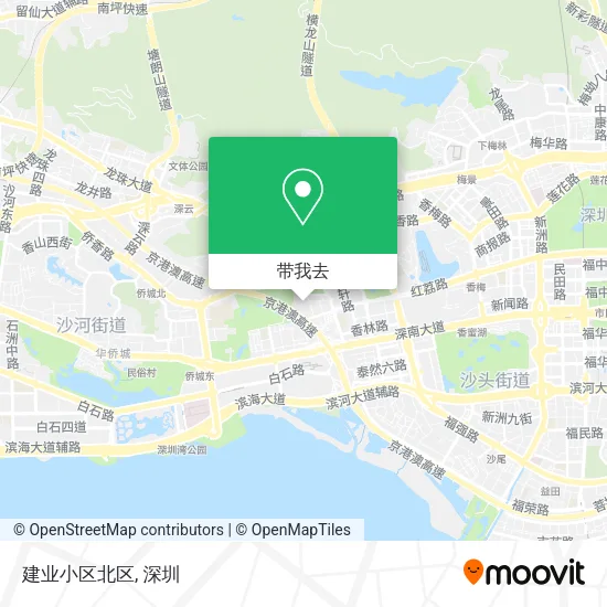 建业小区北区地图