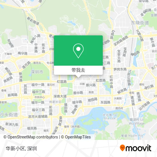 华新小区地图