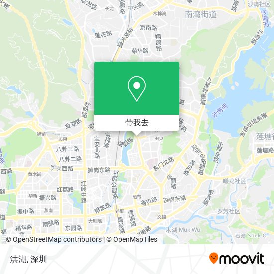 洪湖‎地图