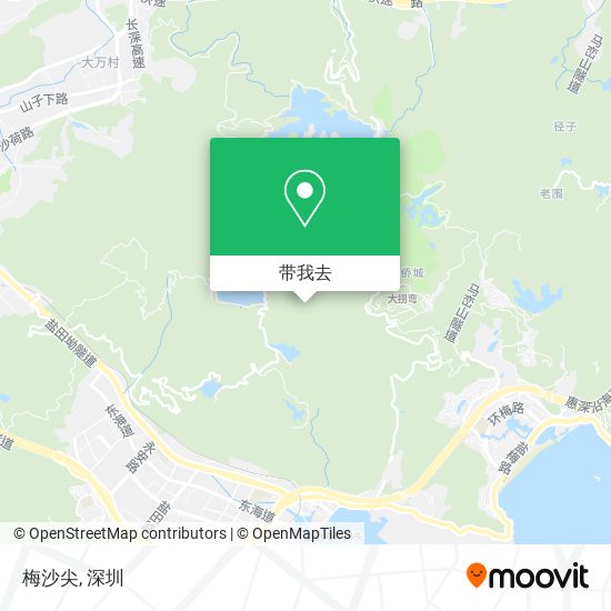 梅沙尖地图