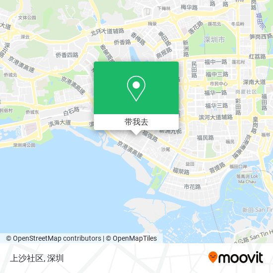 上沙社区地图