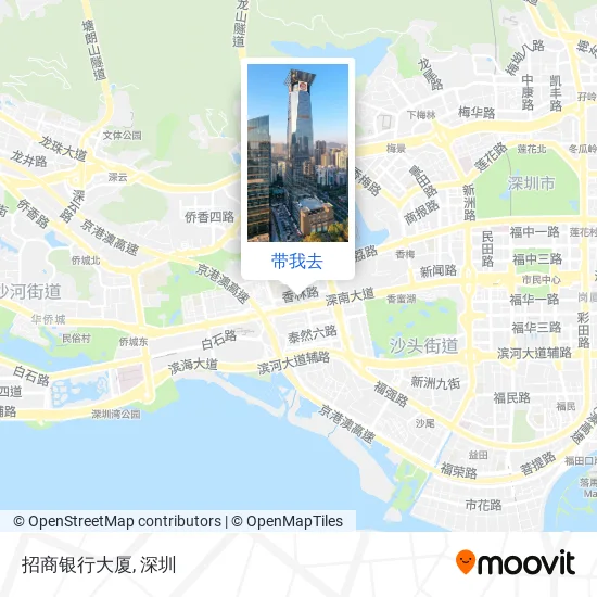 招商银行大厦地图