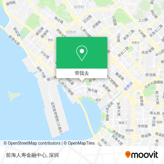 前海人寿金融中心地图