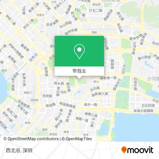 西北谷地图