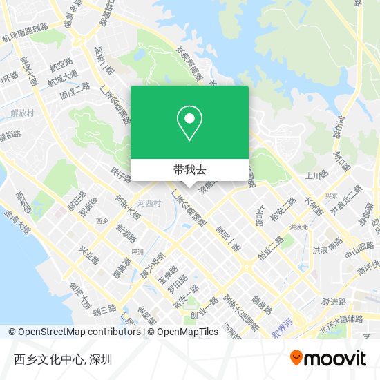 西乡文化中心地图