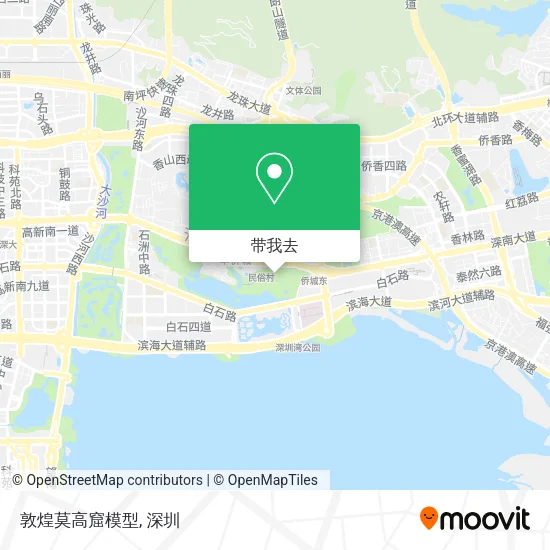 敦煌莫高窟模型地图