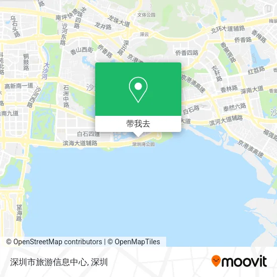 深圳市旅游信息中心地图
