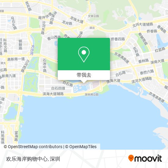 欢乐海岸购物中心地图