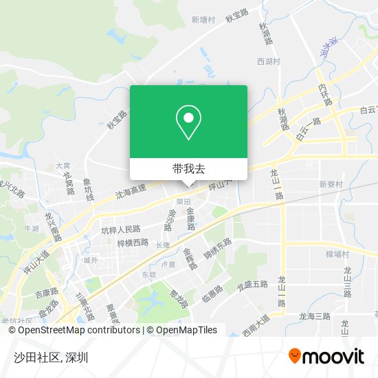 沙田社区地图