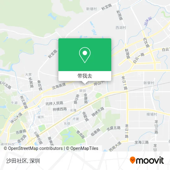 沙田社区地图